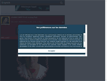 Tablet Screenshot of johnnydeppplus.skyrock.com
