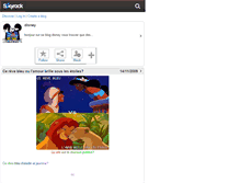 Tablet Screenshot of disneyblog1.skyrock.com