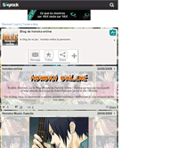 Tablet Screenshot of honoka-online.skyrock.com