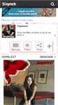 Mobile Screenshot of hopelost.skyrock.com
