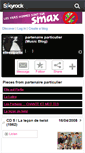 Mobile Screenshot of elleestpartie.skyrock.com