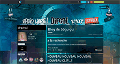 Desktop Screenshot of bbguigui.skyrock.com