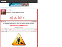 Tablet Screenshot of bonnut-sport.skyrock.com