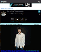 Tablet Screenshot of harry-potter-une-passion.skyrock.com