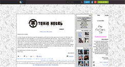 Desktop Screenshot of lesfictionstokiohotel.skyrock.com