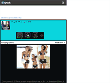 Tablet Screenshot of amazing-delena.skyrock.com