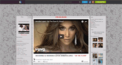 Desktop Screenshot of famous-jlo.skyrock.com