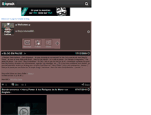 Tablet Screenshot of harry-potter-loove.skyrock.com