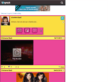 Tablet Screenshot of chimene--badi.skyrock.com