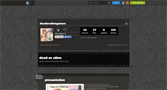 Desktop Screenshot of deadoralivegames.skyrock.com