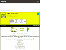 Tablet Screenshot of ananas-tropical.skyrock.com