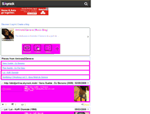 Tablet Screenshot of aminata2genevemusik.skyrock.com