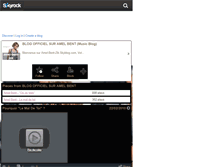 Tablet Screenshot of amel-bent-zik.skyrock.com