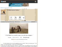 Tablet Screenshot of horsedressing.skyrock.com