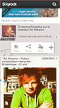 Mobile Screenshot of edwardsheeran.skyrock.com