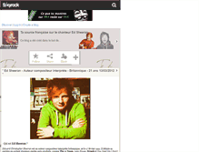 Tablet Screenshot of edwardsheeran.skyrock.com