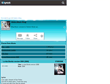 Tablet Screenshot of alizeetownmusic.skyrock.com