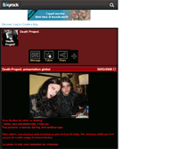 Tablet Screenshot of death-project.skyrock.com