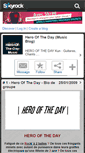 Mobile Screenshot of hero-of-the-day-music.skyrock.com