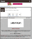 Tablet Screenshot of hero-of-the-day-music.skyrock.com