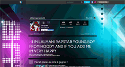 Desktop Screenshot of lalmanigangsta23.skyrock.com