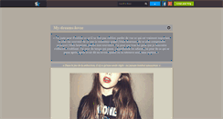 Desktop Screenshot of my-dreams-lovee.skyrock.com