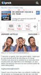 Mobile Screenshot of dr-greg-house.skyrock.com
