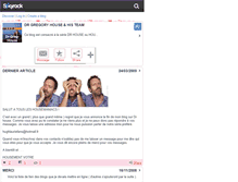 Tablet Screenshot of dr-greg-house.skyrock.com