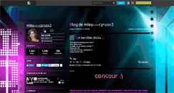 Desktop Screenshot of miley----cyrusx3.skyrock.com