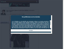 Tablet Screenshot of bieberjustinx.skyrock.com