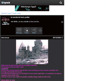 Tablet Screenshot of harry-potter-10.skyrock.com