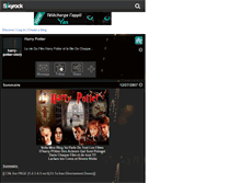 Tablet Screenshot of harry-potter-story.skyrock.com