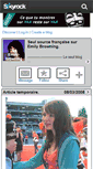 Mobile Screenshot of emily-br0wning.skyrock.com