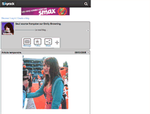 Tablet Screenshot of emily-br0wning.skyrock.com