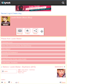 Tablet Screenshot of goshbieber-music.skyrock.com