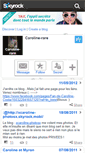 Mobile Screenshot of caroline-rare.skyrock.com