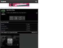 Tablet Screenshot of hyde13.skyrock.com