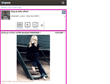 Tablet Screenshot of duffy--officiel.skyrock.com