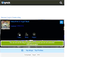 Tablet Screenshot of angelrock33.skyrock.com