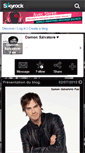 Mobile Screenshot of damon-salvatore-fan.skyrock.com