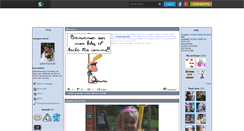 Desktop Screenshot of justemorgane2toi.skyrock.com