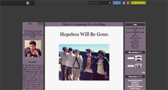 Desktop Screenshot of hopeless-will-be-gone.skyrock.com