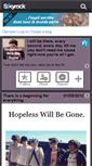 Mobile Screenshot of hopeless-will-be-gone.skyrock.com