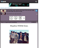 Tablet Screenshot of hopeless-will-be-gone.skyrock.com