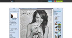 Desktop Screenshot of lindsay-web.skyrock.com