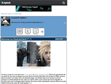 Tablet Screenshot of cloud-and-aeris.skyrock.com