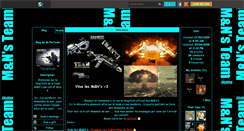Desktop Screenshot of m-nsteam.skyrock.com