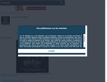 Tablet Screenshot of monde-of-harry-potter.skyrock.com