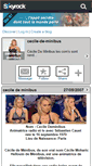 Mobile Screenshot of cecile-de-minibus.skyrock.com