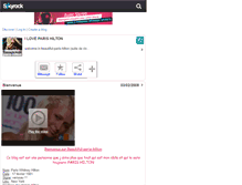Tablet Screenshot of beautiful-paris-hilton.skyrock.com